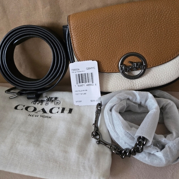 coach chain belt